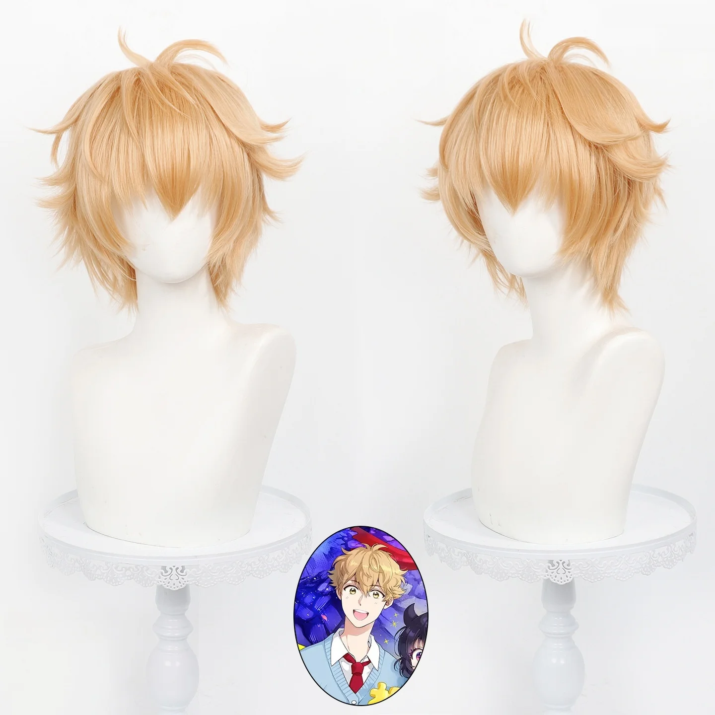 Arata Minami Cosplay Wig Rose Net Kaiju Otome Caramelise Arata Minami Wig Halloween Party