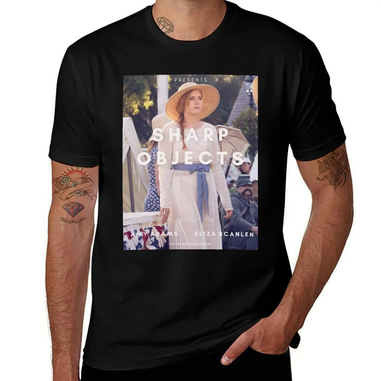 Sharp objects alternative poster T-Shirt t shirt man cotton T-Shirt