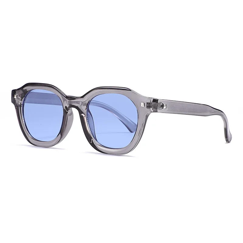 Retro large frame sunglasses are easy to match, and marble wood frame modern style sunglasses for men and women