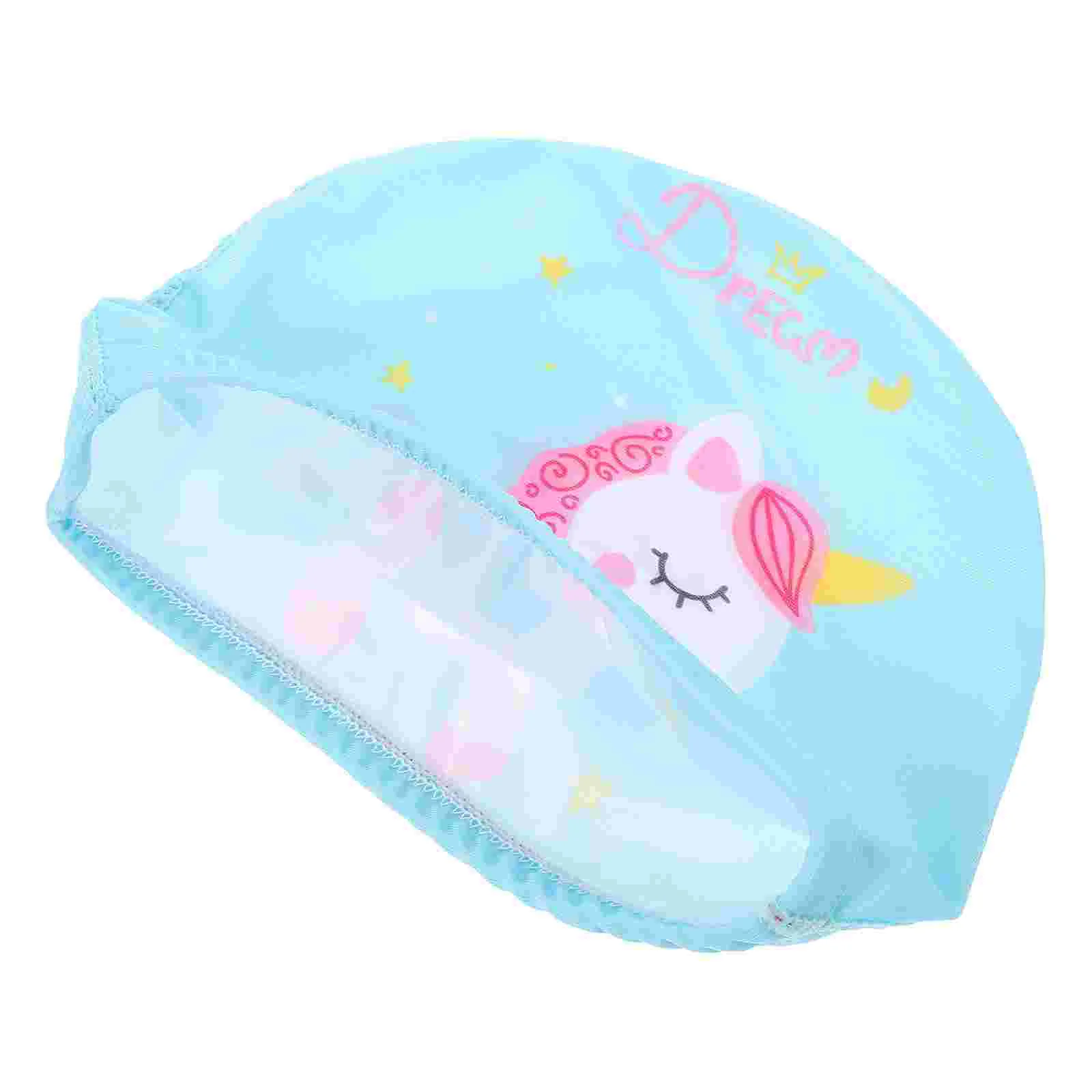 

Children's Swimming Cap Shower Hat for Kids Bathing Caps Cartoon Design Pattern Lightweight Nylon Boy Hats