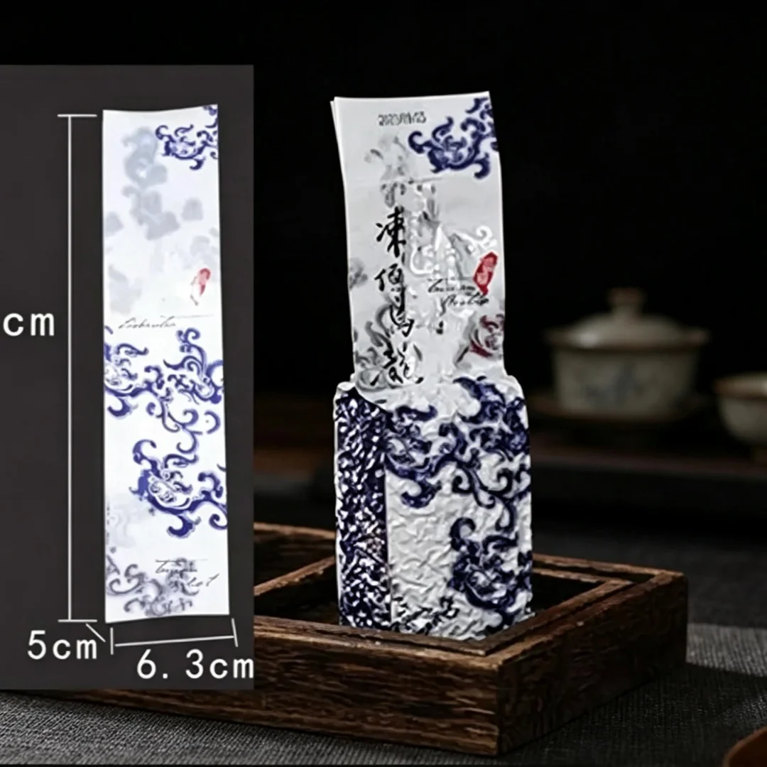 Classic Blue White Series Oolong Tea Bag A li Shan Thick Aluminum Foil Bag TaiWan DongDing Vacuum Packaging 150g Green Tea Bag