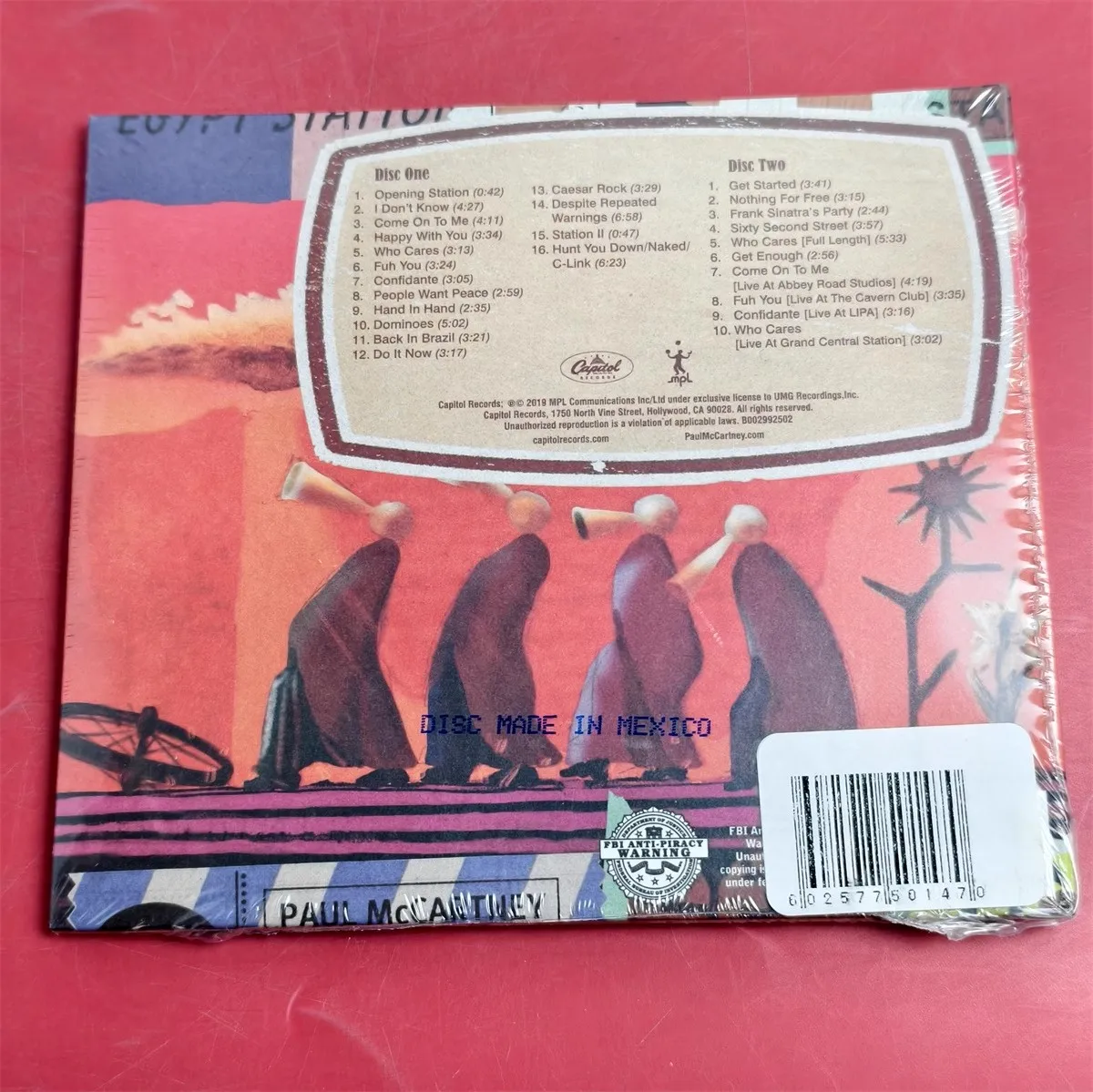 

Pop Paul McCartney Music CD Egypt Station Album Come On To Me Music Record Cosplay Walkman Car Soundtracks Box Party Music Gifts