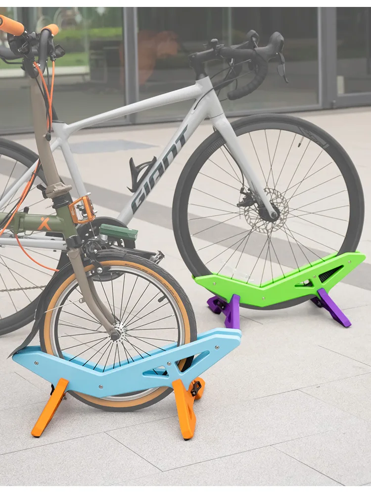 Bicycle Parking Racks Adjustable Anti-Slip ABS Indoor MTB Floor Stand Universal Cycling Storage Road Mountain Bike Accessories