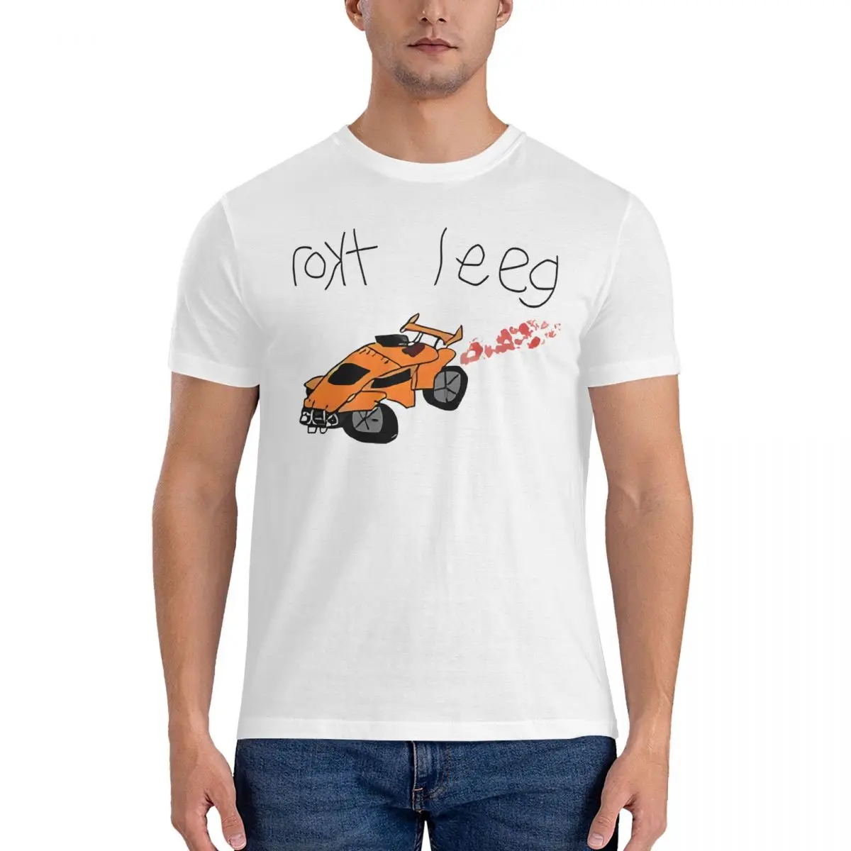 Men's This Is Leeg T Shirt Rocket League Cotton Clothes Leisure Short Sleeve Round Neck Tees 6XL T-Shirts