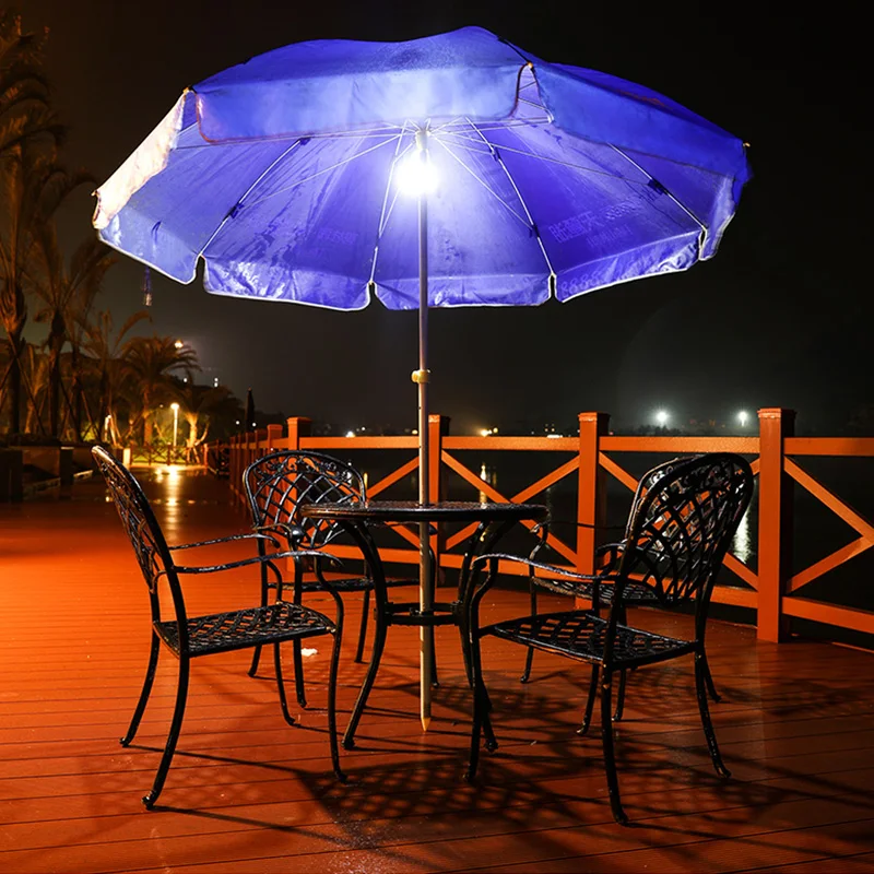 LED Solar Bulb Light Waterproof Outdoor 5V USB Charged Hanging Emergency Sunlight Powered Lamp Portable Powerful Indoor House