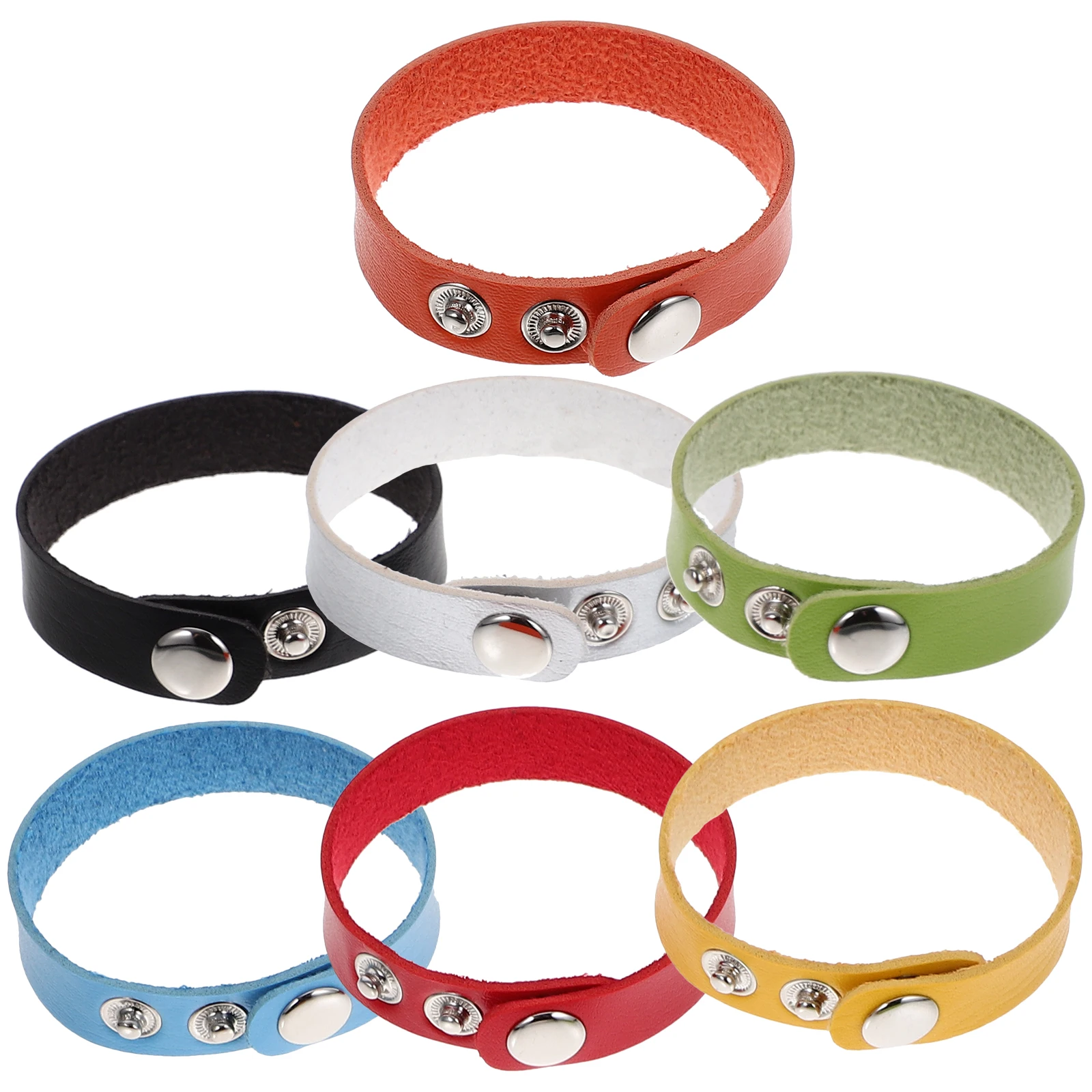 

14pcs Bracelets Adjustable Blank Smooth DIY Colorful Engraving for Women Men Gifts Crafting Accessories