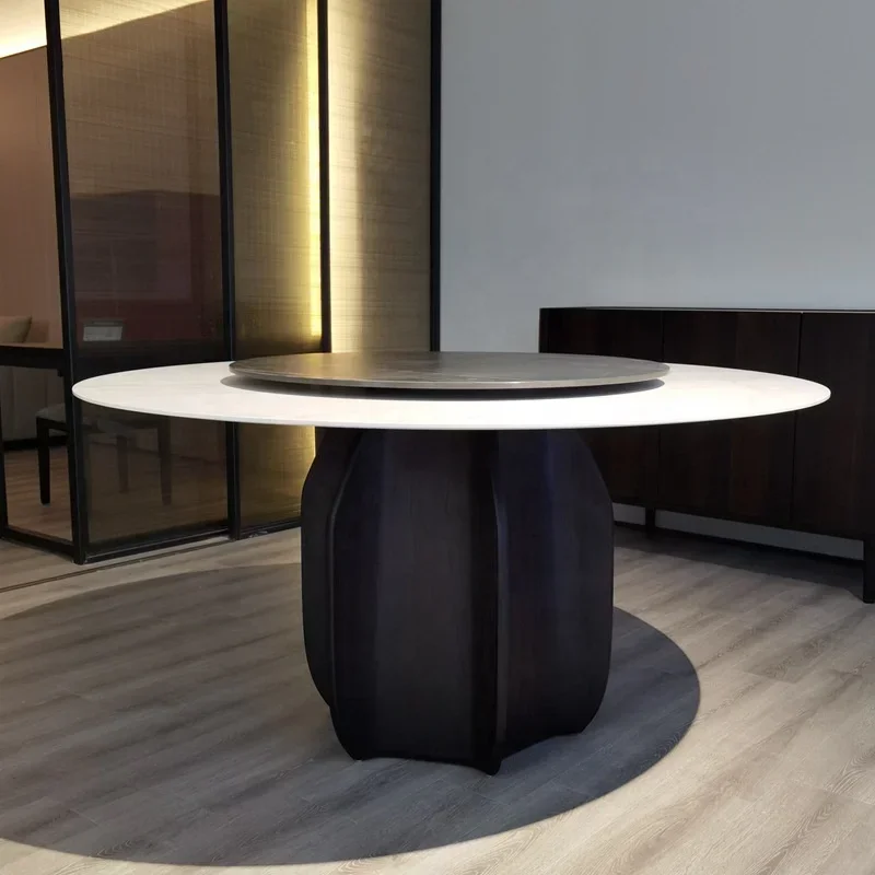 

z Luxury Italian Dining Table Wood Home Furniture Dining Room Table