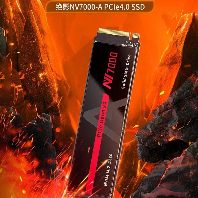 Netac محرك الحالة الصلبة NV7000 Series 1T 2T كمبيوتر ألعاب PS5 وحدة تحكم ألعاب PCIE4.0 عالية السرعة SSD