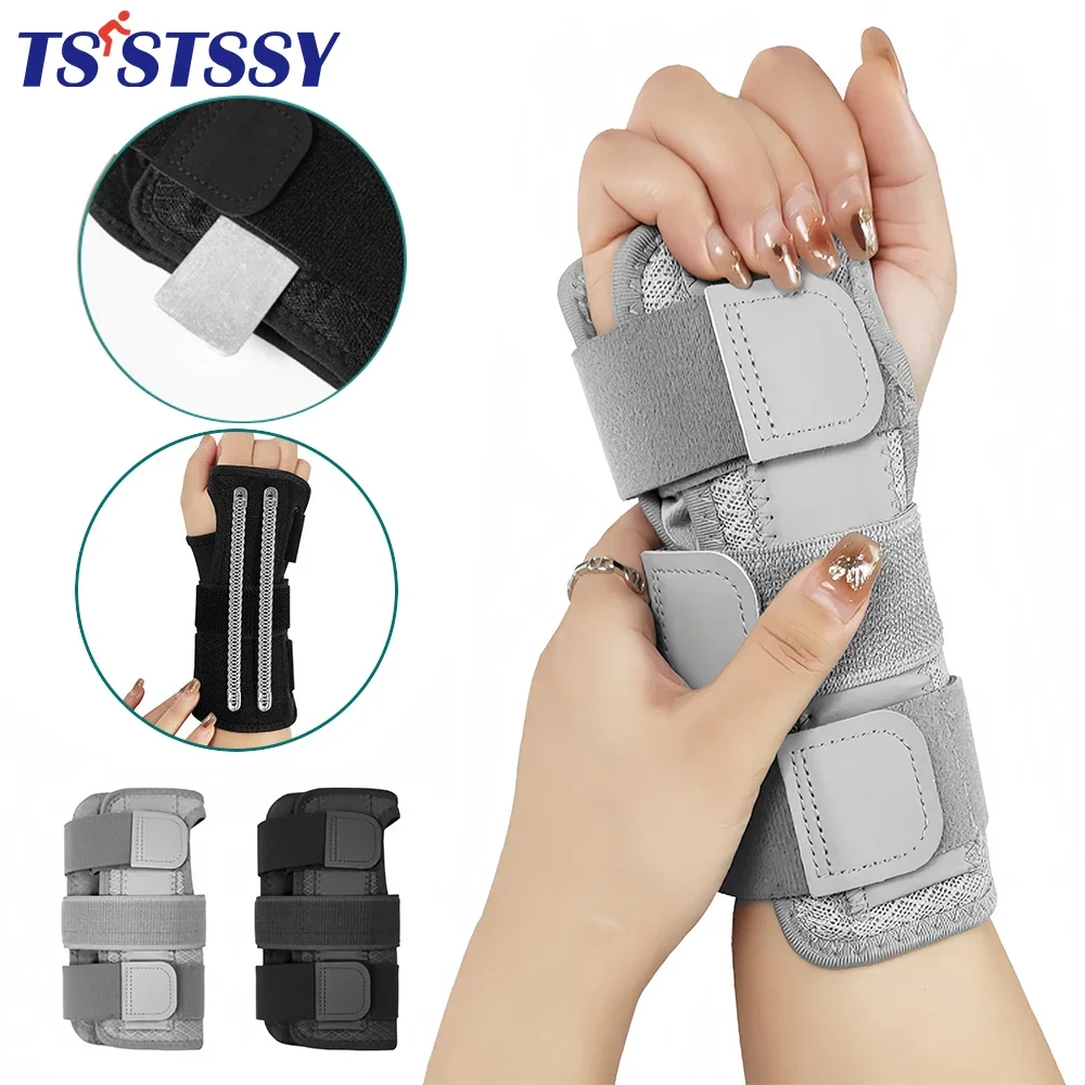 

1Pcs Carpal Tunnel Wrist Brace Support with Metal Splint Stabilizer for Relief Tendinitis Arthritis Carpal Tunnel Syndrome Pain