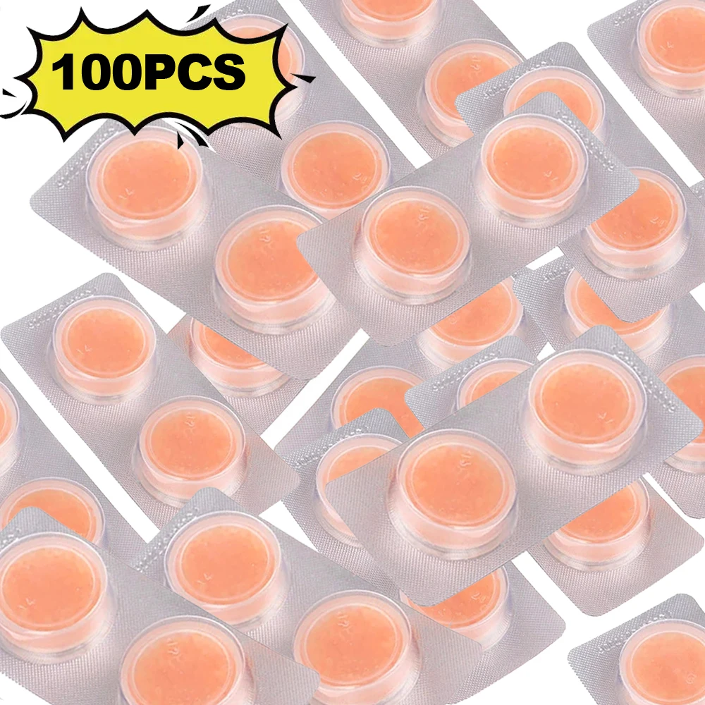 

100pcs 3g Hearing Aid Drying Capsules Desiccant Dehumidifier Drying Pallet for BTE Capsules Hearing Aids Accessories for BTE