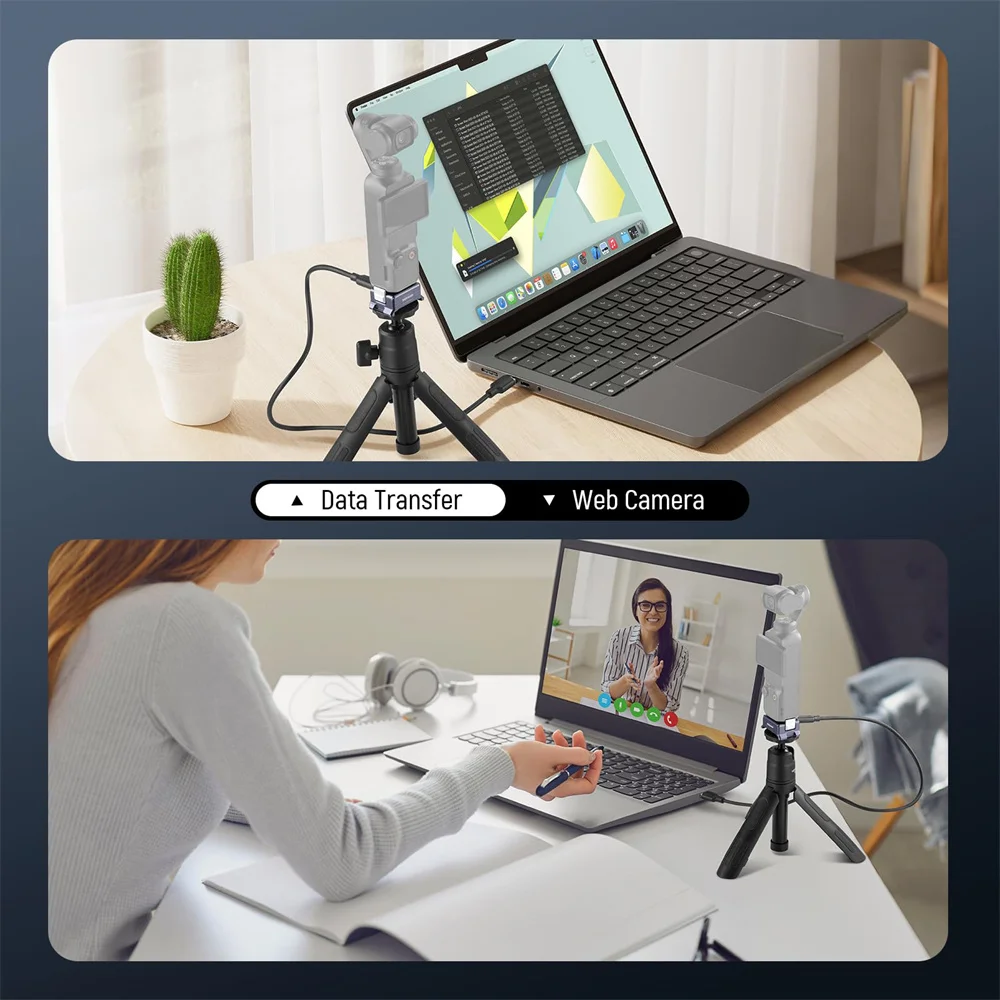 NEEWER Soporte magnético para cámara para DJI Osmo Pocket 3 Base adaptadora de carga plegable con accesorios para Cámara de Acción Arca de 1/4"