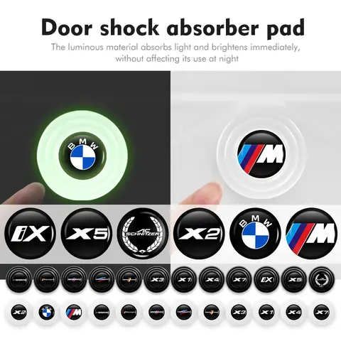 BMW X1 X2 X3 X4 X5 X6 X7 G20 G30 6GT E46 E90 E60 F10 E39 용 차량 도어 충격 방지 두꺼운 충격 쿠션 4/8/12개