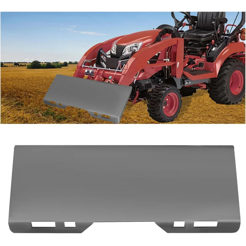 5/16 Skid Steer Attachment Plate Quick Attach Mount Plate Compatible with Bobcat Kubota Skid Steers and Tractors Steel