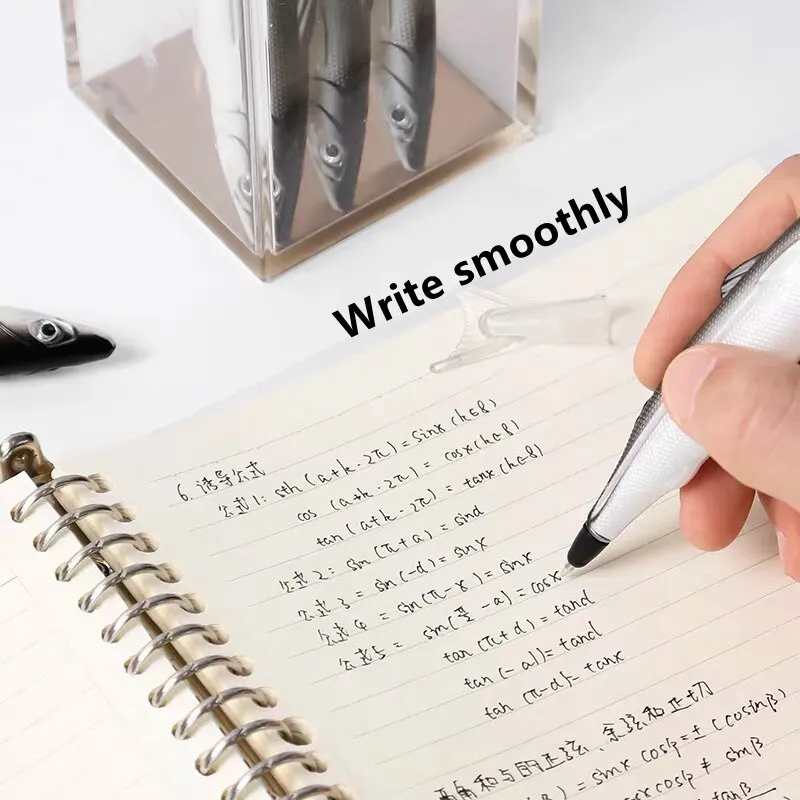 2 قطعة قلم حبر جاف على شكل سمكة المحيط 0.5 مللي متر لطيف إبداعي مضحك طالب مكتب القرطاسية اللوازم المدرسية