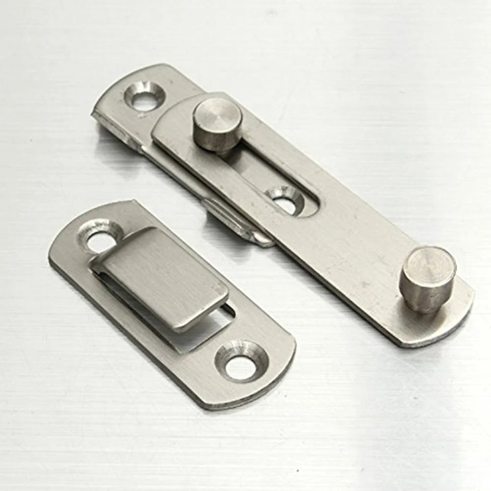Y51A-2 Set 20 X 50 X 70Mm Home Safety Gate Door Bolt Latch Slide Lock Hardware, 1 Set A & 1 Set B