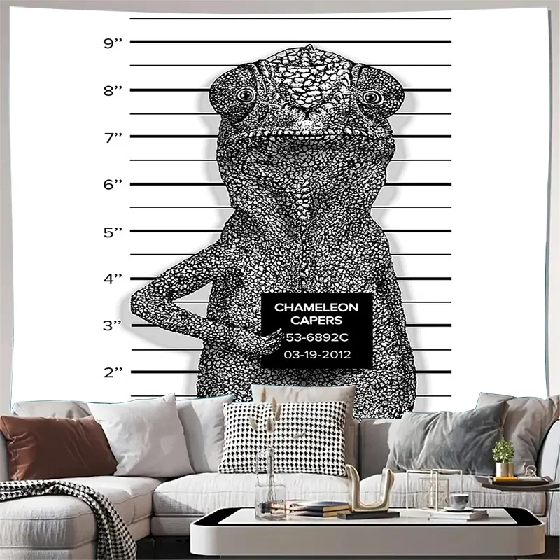 

Винтажный гобелен-хамелеон, настенный подвесной природный лес, декор дикой природы, эстетический общежитие, домашний текстурированный художественный фон