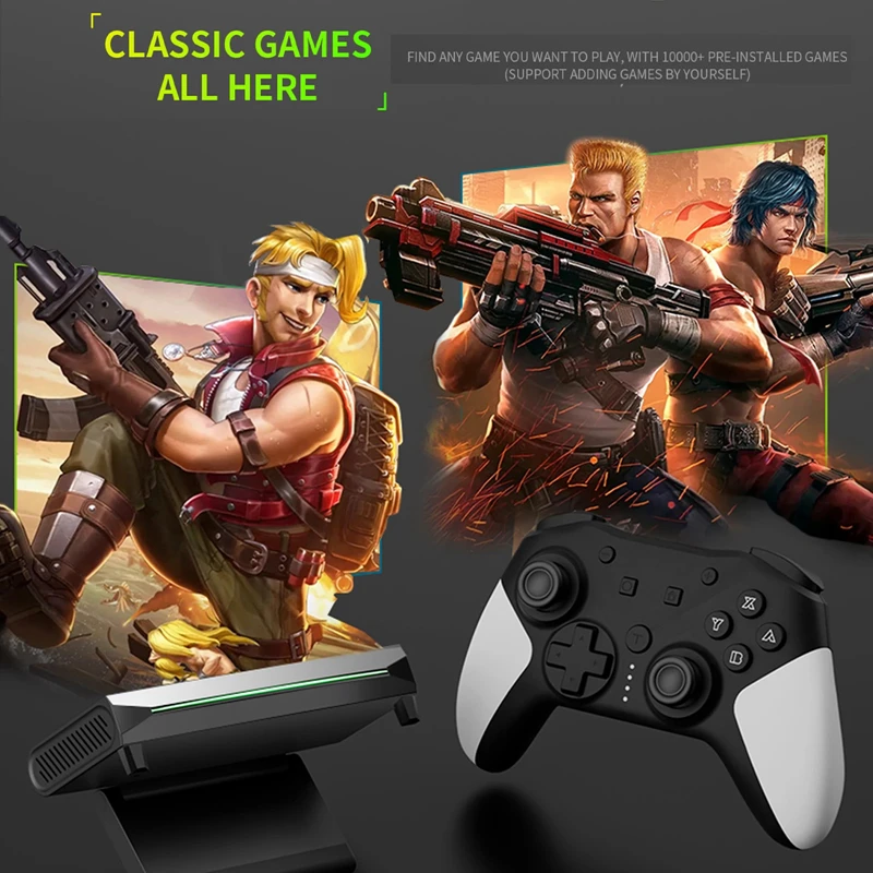 H6 Retro Arcade Video Game Box 2.4G Dual Controller HDMI Output 20 Simulators 20,000 Game Gift Family TV Video Game Console