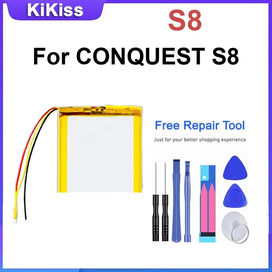 S8 Batteries For CONQUEST S8 High-Performance Mobile Phone Battery