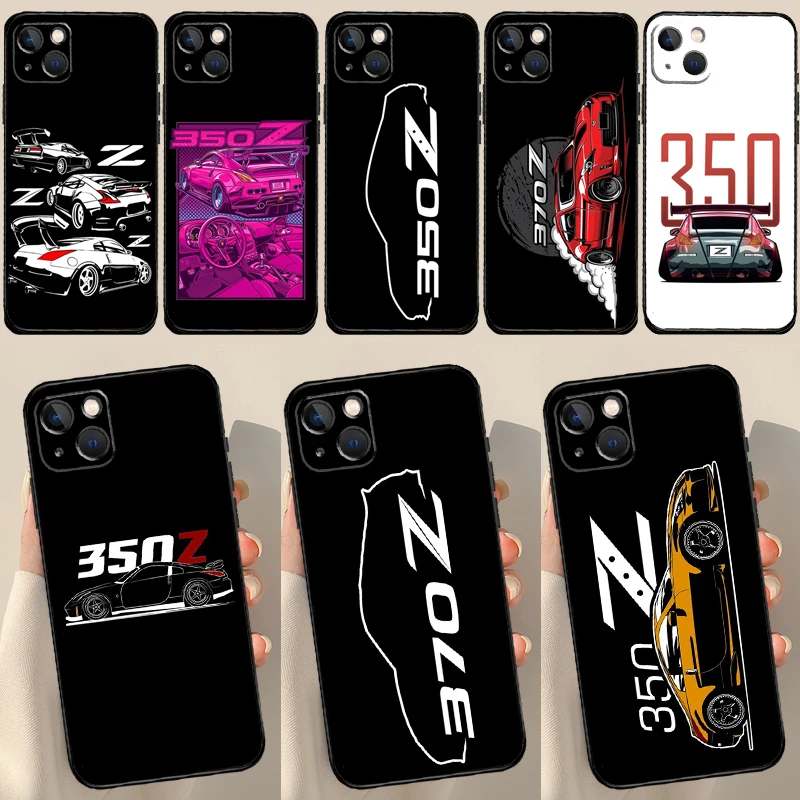 350Z Fairlady Case For iPhone 16 13 12 14 15 Pro Max Mini Plus X XS MAX XR 11 14 15 Pro Max Cover Case