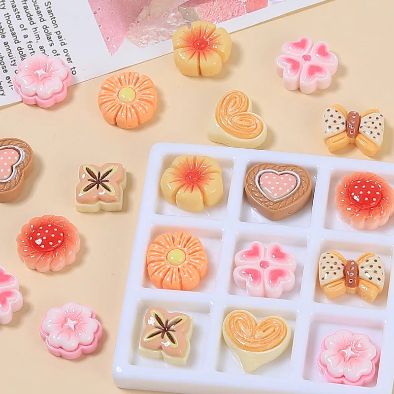 Cute Mini simulation Food vegetable Hamburger shrimp Resin Flat Back Scrapbooking DIY Jewelry Craft Decoration Accessories