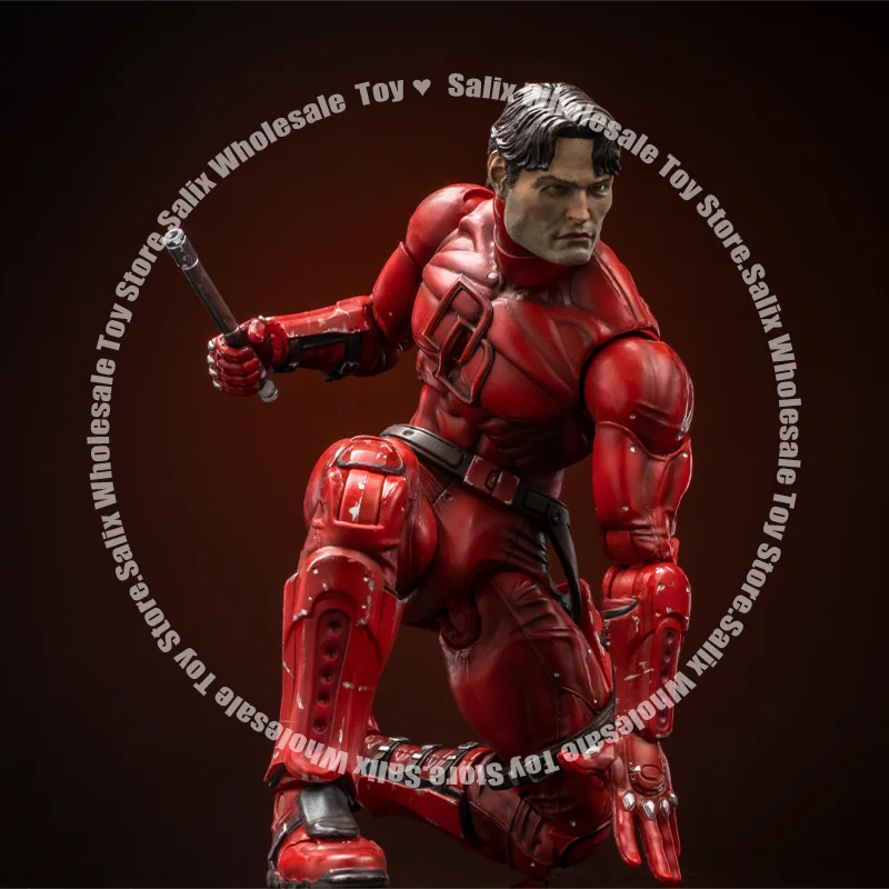 New FLEFTOYS MURDOCK Daredevil Action Figure Billy Club 18cm