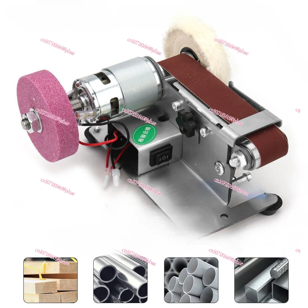 Knife Sharpener Small Knife Sharpener Multifunctional Mini Belt Sander Miniature Fixed Angle Sander DIY Desktop Home