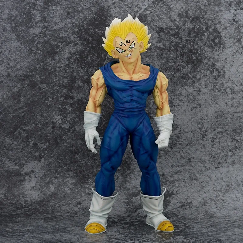 Anime Dragon Ball Z Super Saiyan Vegeta Battle Ver. GK PVC Action Figure Statue Collectible Model Kids Toys Doll Gifts 37CM