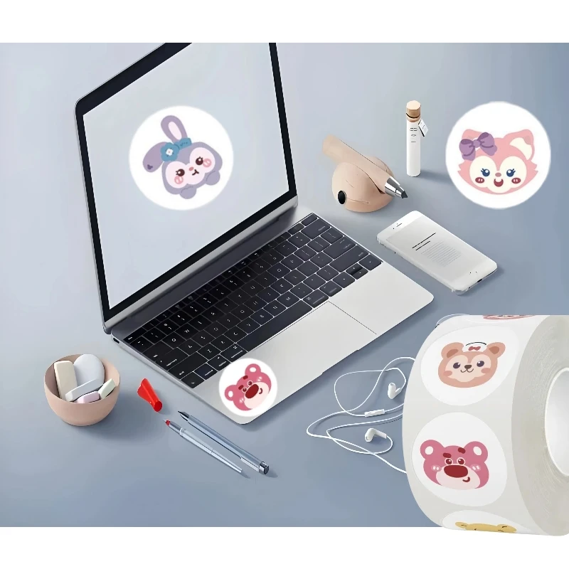 500 vellen/rol Sanrio grote familiestickers cartoon graffiti stickers kinderstickers autostickers cadeau scène aankleden