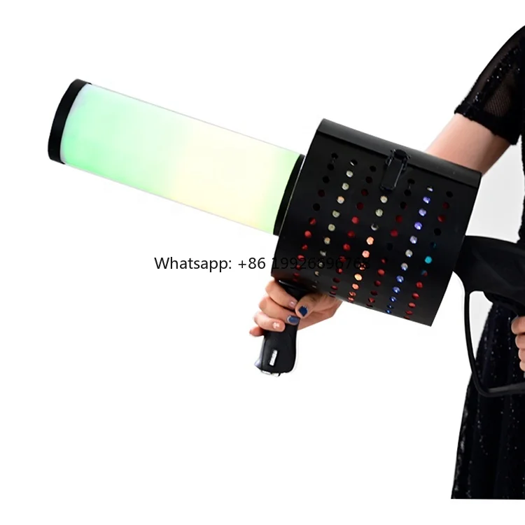 

Ручной CO2 углекислого газа DJ пистолет светодиодный сухой лед цвет бумажный пистолет ночной клуб бар атмосфера реквизит