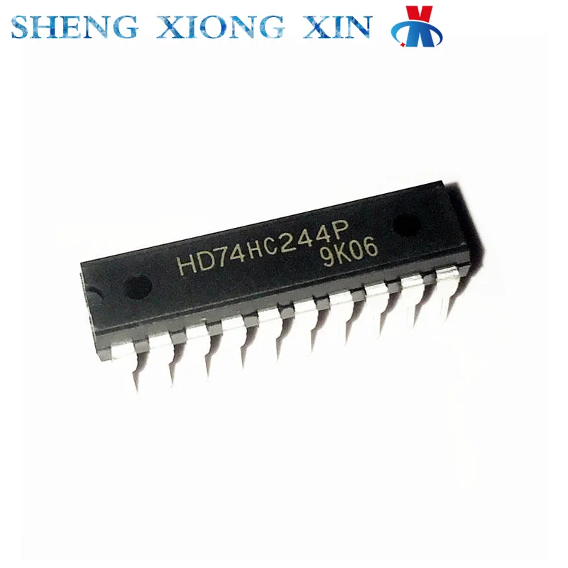 10pcs/Lot 100% New HD74HC244P HD74HC373P DIP-20 Eight-Way Buffer/Line Driver 74HC373P 74HC244P Logic Digital Circuits