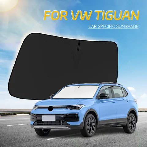 자동차 차양 앞 유리 블록 열 태양 그늘 접이식 Sun Visor Protector For VW Tiguan 2018-2021 2022 2023 액세서리