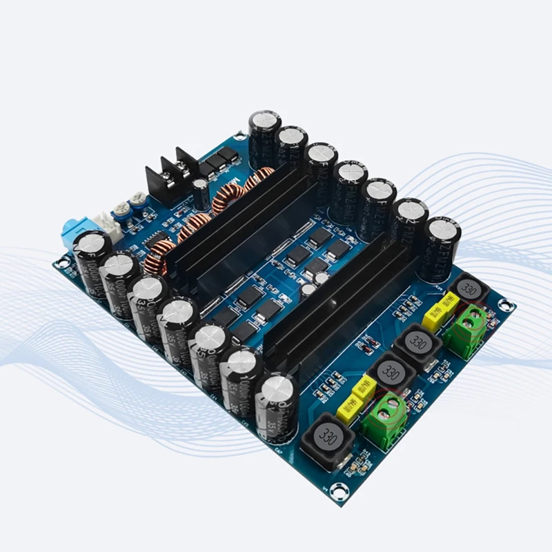 XH-M641 TPA3116D2 Audio Amplifier Board Digital High Power 2 Channels Car Amplifier With Boost Board DC12V 24V 150W