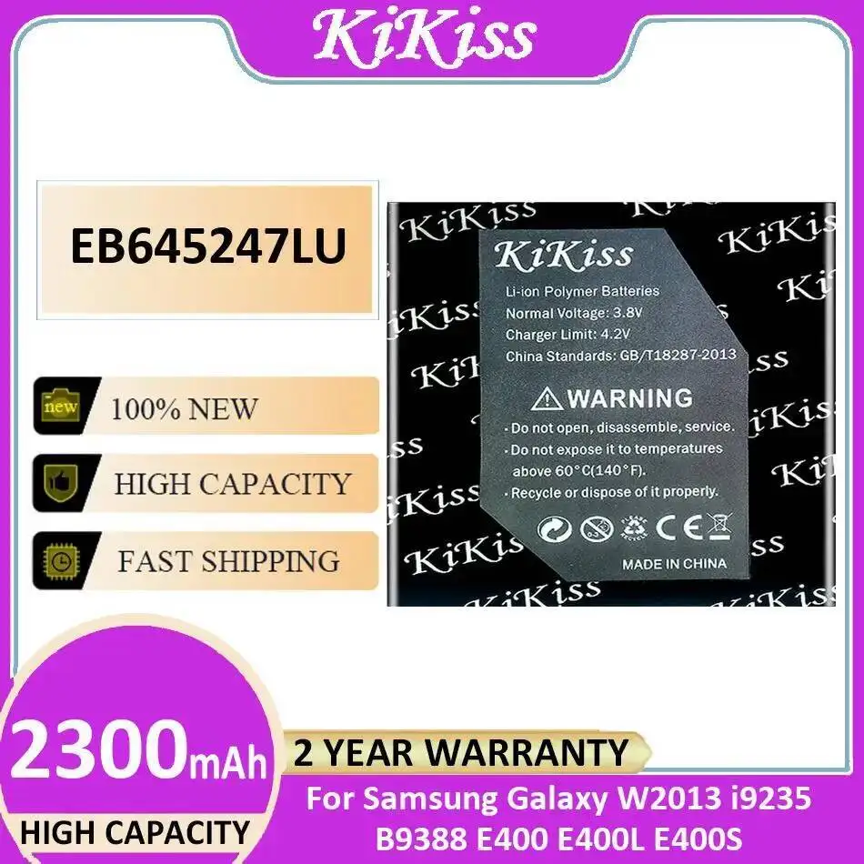 

Mobile Phone Battery EB645247LU 2300Mah For Samsung Galaxy W2013 I9235 B9388 E400 E400L E400S