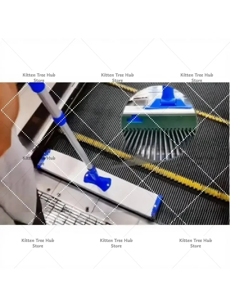 Compact Mini Manual Escalator Cleaning Mop for Deep Clean