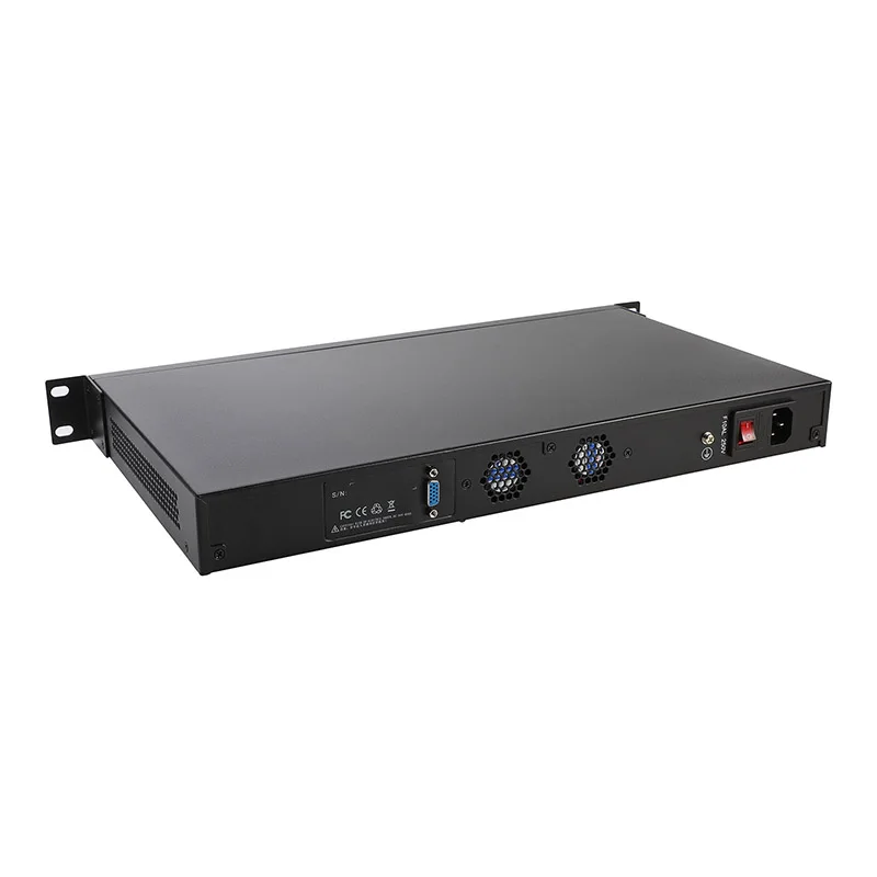 1U Rack Chassis Core 2nd Generation, 3rd Generation, I3/I5/I7CPU6 Network Port Full Gigabit Soft Circuit