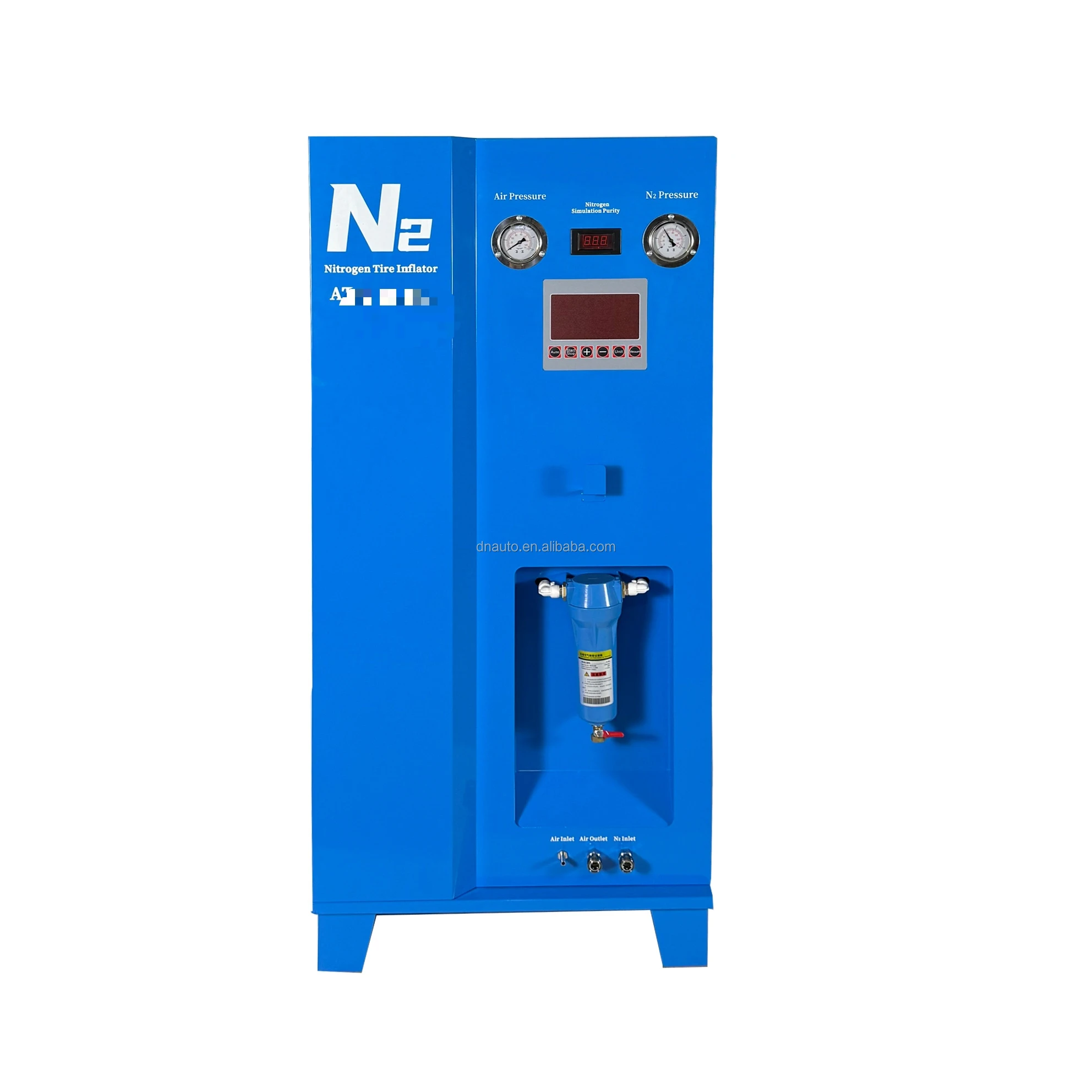 ATN-7300A Nitrogen Filling In Tire With Nitrogen Gas Generator / Fully Automatic Nitrogen Inflator Machine For MPV Or Car