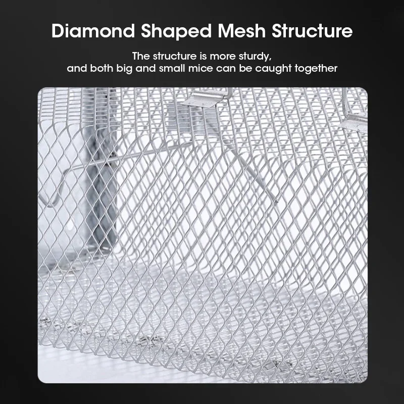 مصيدة فئران منزلية مجلفنة مصيدة ماوس آمنة وصديقة للبيئة قابلة لإعادة الاستخدام مصيدة ماوس لمكافحة الآفات مصيدة ماوس قاتل الماوس