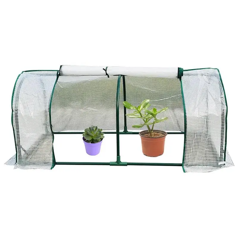 

Walk-in Greenhouse Weather Resistant Instant Pop Up Green House For Tunnel Mini Indoor Outdoor Plant Cover Winter For Plants