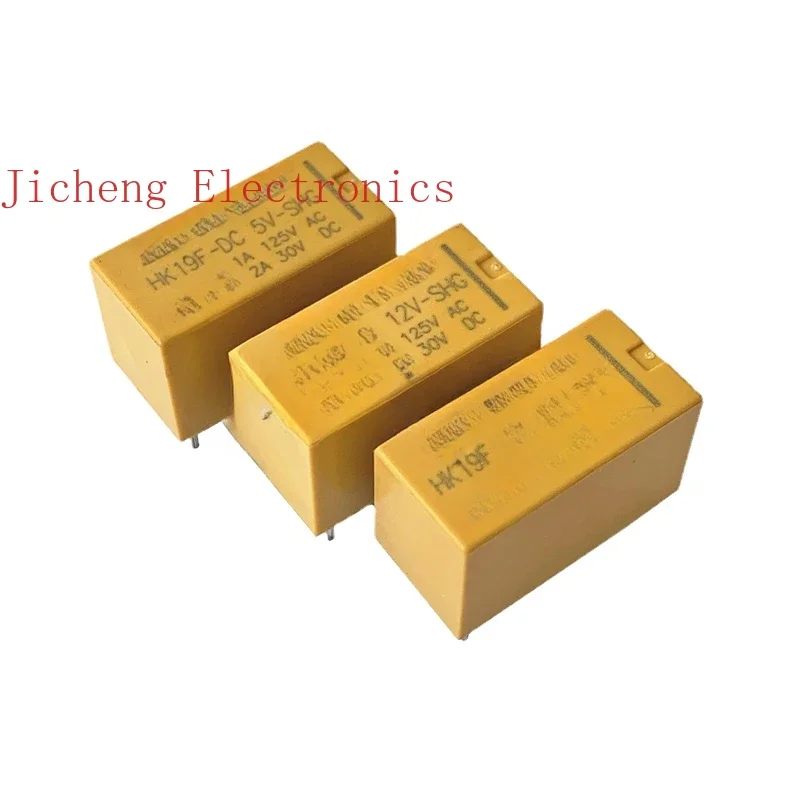 

10PSC Relay HK19F-DC3V-SHG HK19F-DC5V-SHG HK19F-DC9V-SHG HK19F-DC12V-SHG HK19F-DC24V-SHG ALE1PB24 -24VDC