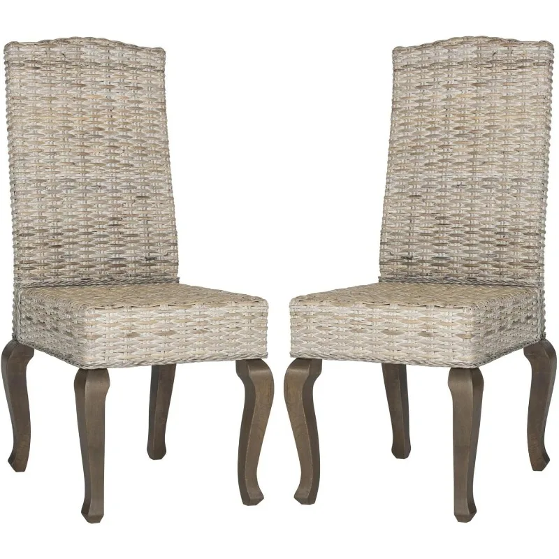 Collection Milos Grey Wicker 18-inch Dining Chair