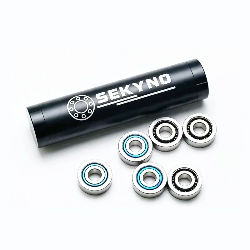 ABEC11 Professional Inline Skates Bearing 11 Black Ceramic Roller Skate Skateboard Bearings Micro Smooth Quiet Waterproof 16pcs