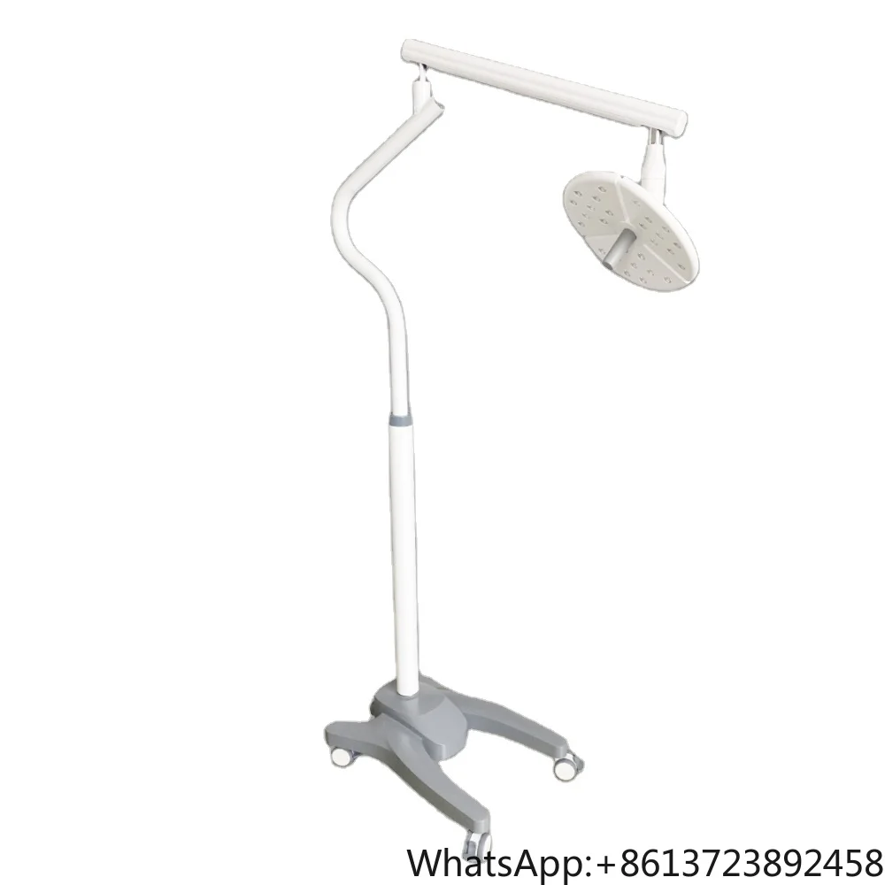 

Adjustable Arm Electric LED Mobile Operating Lamp with Reversible Three-Lobe Lamp Head