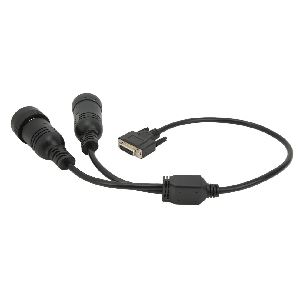 Black Y Service Cable 9 Pin & 14 Pin ABS & Rubber 9 Pin 14 Pin Cable Reference 457-6114 Diagnostic Adapter Cable