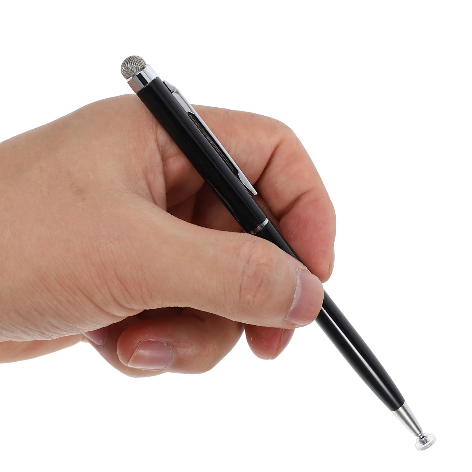 

Universal Capacitive Stylus Touch Pen Dual Use Cloth Tip for Smartphones Tablets Learning Devices High Precision Portable