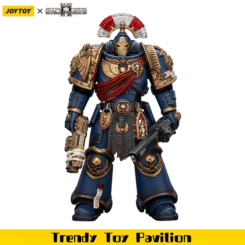 

【JOYTOY】Warhammer 40K Ultramarines Relic Secundus Armour with Artificer Bolt Rifle Chainsword and Bolt Pistol 1/18 Action Toy