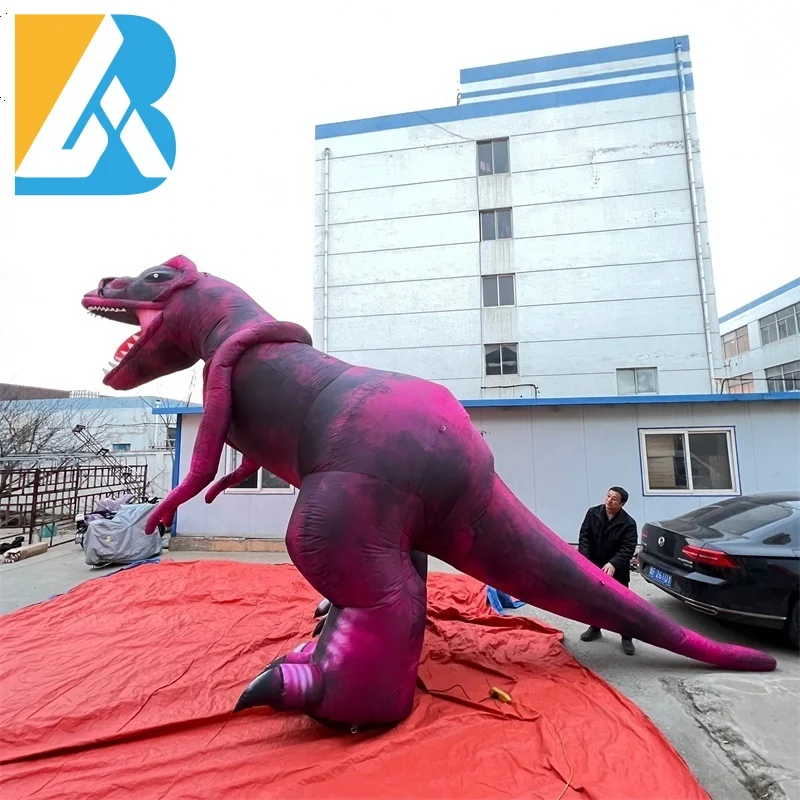 Dinosauro gonfiabile gigante T-Rex della decorazione di carnevale su misura per i giocattoli di spettacolo dei musei