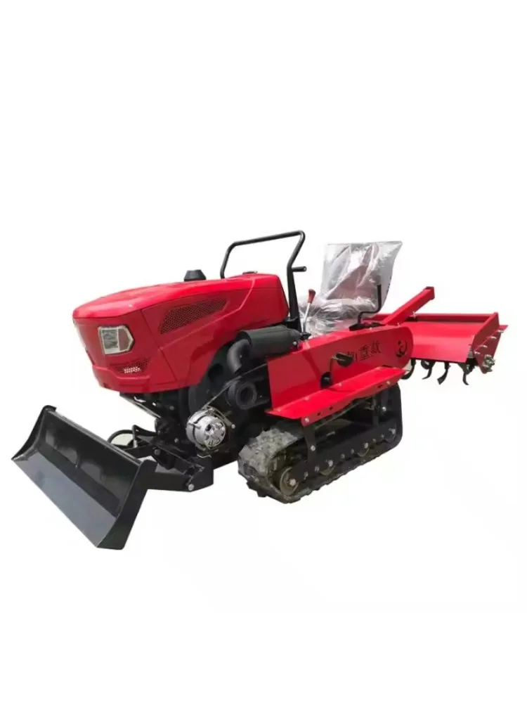 Hot Selling Small Tracked Tillage Machine 35hp Small Tracked Tractor Sowing and Weeding Agricultural Machinery