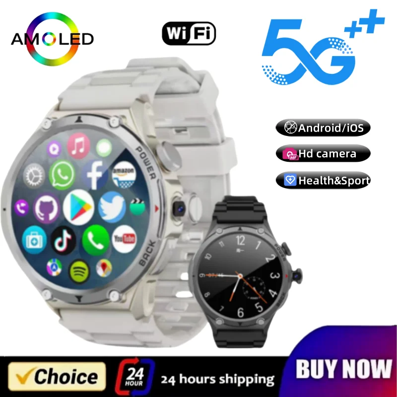 

H12 новые интеллектуальные умные часы для взрослых, Android-система, часы 1,6 дюйма Amoled 720*700, Bluetooth, GPS-позиционирование, WIFI