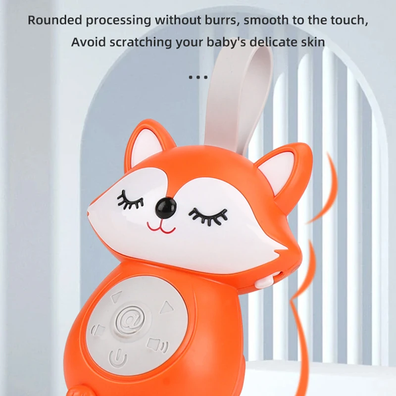 만화 음악 젖꼭지 신생아 유도 침대 교수형 플레이어 어린이 진정 장난감 3단 타이머 모드