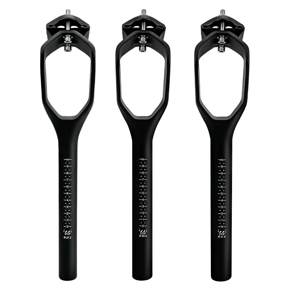 2026 BALUGOE High-Strength MTB Seat Pole Carbon Fiber Highway Seat Tube Hollow Broken Wind Competition Tube Riding Accessories